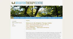 Desktop Screenshot of brightontherapycentre.org.uk