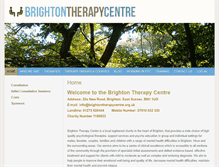 Tablet Screenshot of brightontherapycentre.org.uk